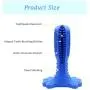 Dog Toys for Aggressive Chewers Large Breed, Toothbrush Stick for Dental Care, Natural Rubber Chew Toy for Large & Medium Dogs Pets