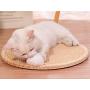 Cat Scratcher Mat, 16.1 X 15.3 Inch Natural Sisal Cat Scratch Pad, Anti-Slip Suction Cups, Attach on Windows, Includes Catnip