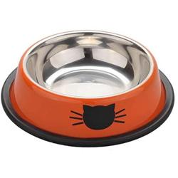 LFOZ Pet Pet Silica Gel Bowl Dog Cat Silicone Dow Bowl Outdoor Travel Portable Puppy Food Container Feeder Dish (Color : Beiger)