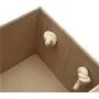 Morezi Canvas Pet Toy and Accessory Storage Bin, Basket Chest Organizer - Perfect for Organizing Pet Toys, Blankets, Leashes and Food