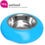 HING Pet Cat Dog Feeding Pod Bowl, 300 g, Small, Blue