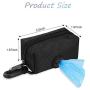 Shappy 5 Pieces Dog Poop Waste Bag Holder, Dog Bag Holder with Metal Buckle for Leash Attachment for Outdoor Walking Running or Hiking, 5 Colors