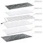 Pet Heating Pad Large, Dog Cat Electric Heating Pad Indoor Waterproof Adjustable Warming Mat with Chew Resistant Steel Cord (28 x17.7 in) Pet Heating Pad Large, Dog Cat Electric Heating Pad Indoor Waterproof Adjustable Warming Mat with Chew Resistant Steel Cord (28 x17.7 in)