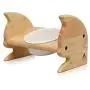 SCOGKATT CS Premium Elevated Cats and Dog Feeder, Single Bowl Raised Stand with Ceramic Bowl Included. Made from Natural Rubber Wood Perfect for Small Cats and Dogs SCOGKATT CS Premium Elevated Cats and Dog Feeder, Single Bowl Raised Stand with Ceramic Bowl Included. Made from Natural Rubber Wood Perfect for Small Cats and Dogs