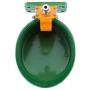 F Fityle 8.6-Inch Water Drinking Filter Fountain Bowl Dog Cat Kitten Drinker -Green