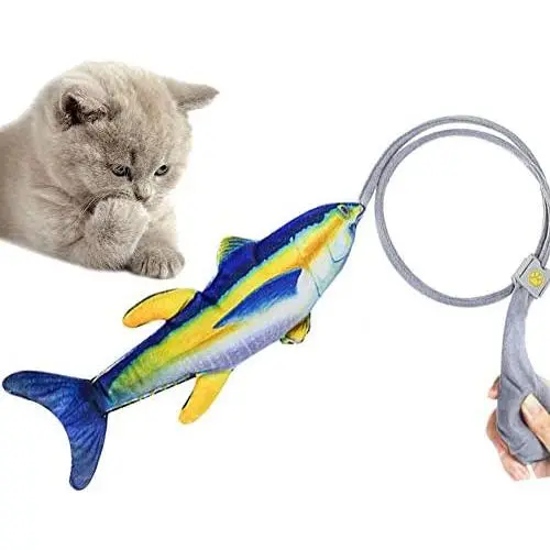 Cat Toys - Interactive Kitten Toys for Indoor Cats, No Noise, Funny, Washable & Skin-Friendly Floppy Fish Cat Toy, Catnip Toy Gift for Your Pets Cat Toys - Interactive Kitten Toys for Indoor Cats, No Noise, Funny, Washable & Skin-Friendly Floppy Fish Cat Toy, Catnip Toy Gift for Your Pets