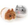 LINGJIA pet Toy 2pcs/Set New Cute Cat Toy Plush Fur Toy Shake Movement Mouse Pet Kitten Funny Rat Little Interactive Bite Toys