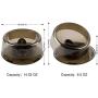 Raised cat Food Bowl, 0-22° Adjustable Tilted Dog Bowl Elevated with Stand, Enhanced pet Dish Feeding Food and Water for Cats and Small Dogs