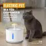 KUANDARM Fountains and Water Features,Electric Pet Water Dispenser Automatic Power-Off with Luminous LED Blue,Drinking Fountains for Dogs, Gray KUANDARM Fountains and Water Features,Electric Pet Water Dispenser Automatic Power-Off with Luminous LED Blue,Drinking Fountains for Dogs, Gray