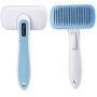 QYCL Pet Comb flea, Dog Hair Remover Automatic Pet Dog Grooming Tool Puppy Cat Hair Comb,Pink
