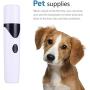 Dog Nail Grinder USB Rechargeable, Electric Dog Nail Trimmer Clipper, Powerful Electric Nail Trimmer Paws Grooming Trimming for S/M/L Dogs Pets, Painless Paws Grooming and Smoothing for Cats Dogs