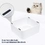 Companet Cat Dog Automatic Water and Food Bowls,Tilted Cat Food Bowl Water Food Bowl Double 0-15°Adjustable Tilted Water and Food Bowl Set,Raised Pet Bowl for Cats or Small Dogs