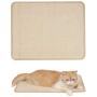 Hesiry Cat Scratching Pad, Cat Scratcher with Natural Sisal, Pet Couch Furniture Protector/Cat Lounger/Pet Carpet Three Functions
