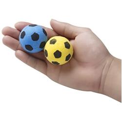 BCQLI Pet Cat Foam Toy Ball, Suitable for Cats to Grind Their Teeth or Accompany. 1.6 Inch Indoor Toy Ball. 12 PCS Soft and Quiet Footballs