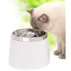 Pet Drinking Stainless Steel Water Dispenser Automatic Circulation Filter Fountain Live Water Pet Cat Water Dispenser Dog Water Bottle