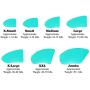 Purrdy Paws Soft Nail Caps for Dog Claws Turquoise