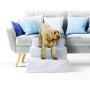 Pet Parade Three Step Pet Stairs – Easy Access to Beds and Couches for Pets – Easy Assembly –Removable Cover – Easy Cleaning