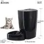 Companet Smart Pet Feeder Automatic Feeder 4.0 L Electric Dry Food Container Timed Dog Cat Dispenser Timer Programmable 1-6 Meals 15 Portions Control per Day for Dog Cat Small & Medium Pets