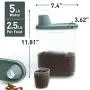 Citylife 2 PCS 2.5 LB Cat Food Storage Containers Small Pet Dog Food Storage Container Airtight Pour Spout Measuring Cup Bird Dry Food Dispenser with Lid Citylife 2 PCS 2.5 LB Cat Food Storage Containers Small Pet Dog Food Storage Container Airtight Pour Spout Measuring Cup Bird Dry Food Dispenser with Lid