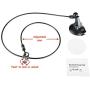 Dog Bathing Suction Cup Tether - Leash with Collar Keeps Dog in Bathtub or Shower - Any Size Dog