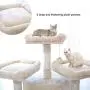 Hey-brother 65'' Extra Large Multi-Level Cat Tree Condo Furniture with Sisal-Covered Scratching Posts, 2 Bigger Plush Condos, Perch Hammock for Kittens, Cats and Pets Hey-brother 65'' Extra Large Multi-Level Cat Tree Condo Furniture with Sisal-Covered Scratching Posts, 2 Bigger Plush Condos, Perch Hammock for Kittens, Cats and Pets