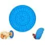 SLKIJDHFB Dog Lick Pad, Distraction Slow Dispensing Mat for Pet Bathing, Grooming, Silicone Slow Feeder Device with Suction