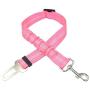 YUDOTE Dogs & Cats Car Seat Belts, Reflective Adjustable Safety Dog Car Sealbelt Leash for Harness Connect with Elastic Nylon Bungee Buffer