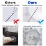 MQ Cat Window Bed, Window Cat Hammock Perch Seat with 2Pcs Extra Replaceable Suction Cups Cat Window Shelf All -Around 360°Sunbath Space Save Design Holds Up to 50lbs for Large Small Cats