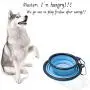 ALBenson [2 Pack] Collapsible Dog Bowl, Portable Travel Silicone pet Frisbee Bowl, Expandable for Dog/Cat Water Supply, Outdoor Game Folding Bowl, Travel Multi-Function Bowl with Carabiner