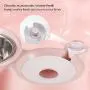 HXN Double Dog Cat Bowls, Water and Food Bowl Set with Detachable Stainless Steel Bowl, Automatic Water Dispenser Bottle, Pet Feeder for Small Medium Size Dog Cat HXN Double Dog Cat Bowls, Water and Food Bowl Set with Detachable Stainless Steel Bowl, Automatic Water Dispenser Bottle, Pet Feeder for Small Medium Size Dog Cat