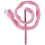 Pssopp Cat Teaser Toy, 3 Color Cartoon Snake Shape Cat Teaser Wand Toy Interactive Reusable Plush Catnip Cat Toys Funny Cat Kitten Pet Playing Toy