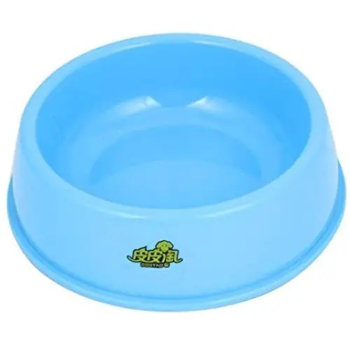 uxcell Plastic Pet Eat Drinking Food Water Bowl Dish, 8.3'', Blue uxcell Plastic Pet Eat Drinking Food Water Bowl Dish, 8.3'', Blue