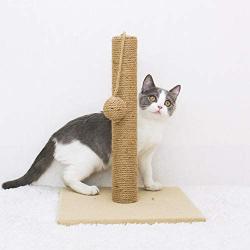 SOMNIA Cat Scratching Post with Cat Interactive Toys,Sisal Cat Scratch Post,Covered with Soft Smooth Plush