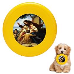 Pet Frisbee Flying Disc Dog Toy - Multifunction Let The Children Come to Me Carl Vogel Von Vogelstein
