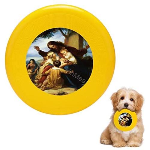 Pet Frisbee Flying Disc Dog Toy - Multifunction Let The Children Come to Me Carl Vogel Von Vogelstein