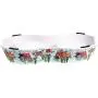 Certified International Special Delivery 12 oz. Double Serve Bamboo Fiber Pet Bowl with Stainless Steel Inserts, Multicolored Certified International Special Delivery 12 oz. Double Serve Bamboo Fiber Pet Bowl with Stainless Steel Inserts, Multicolored