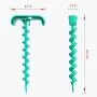 Filtries Dog Stake Tie Out Cable, Outdoor Pet Anchor Rope Leash Toy, Sturdy Training Tether for Backyard Small Medium Large Dogs