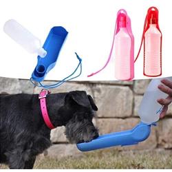 Mikey Store Dog Travel Sport Water Bottle Outdoor Feed Drinking Bottle Pet Supply Portable