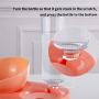 Jemirry Cat Dog Bowls with Raised Stand,15° Tilted Food and Water Bowl Set, Double Pet Bowls Bottle for Small or Medium Size Dogs Cats