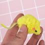 Pudwy 10 pcs/Set Mini Funny Rabbit Fur False Mouse Simulation Mice with Squeak Noise Playing Toys for Cats Kitten Pet Supplies