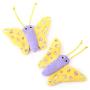 ocijf179 Cat Toy Funny Cute Plush Butterfly Pet Cat Kitten Catching Interactive Play Sound Toy - Blue ocijf179 Cat Toy Funny Cute Plush Butterfly Pet Cat Kitten Catching Interactive Play Sound Toy - Blue