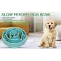Slow Feeder Dog Bowl, Slow Pet Bowl Slow Feeder for Dog Cats, Interactive Bloat Stop Dog Bowls, Slow Feeding Anti-Skid Design for Medium Small Dogs