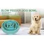 Slow Feeder Dog Bowl, Slow Pet Bowl Slow Feeder for Dog Cats, Interactive Bloat Stop Dog Bowls, Slow Feeding Anti-Skid Design for Medium Small Dogs Slow Feeder Dog Bowl, Slow Pet Bowl Slow Feeder for Dog Cats, Interactive Bloat Stop Dog Bowls, Slow Feeding Anti-Skid Design for Medium Small Dogs