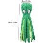 2 Pack Dog Squeaky Toys Octopus No Stuffing Crinkle Plush Dog Toys for Puppy Teething, Durable Interactive Dog Chew Toys for Small to Medium Dogs