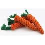 Amersumer 4 PCS Puppy Chew Dog Toys Carrot Cotton Pet Rope Chew Toys Pet Teeth Cleaning Chewing Biting Rope Dog Toys