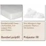 Floppy Ears Design Microfiber and Fleece Hooded Pet Bed