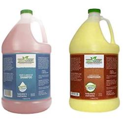 GreenGroom Odor Eliminator Shampoo and Green Groom Complete Coat Dog Conditioner Gallon | All Natural Ingredients, Concentrated 32 to 1, Crafted with Odortrol for Powerful Deodorization