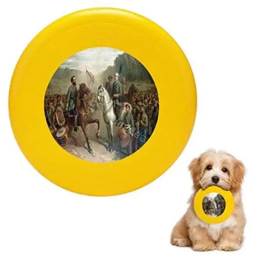 Pet Frisbee Flying Disc Dog Toy - Multifunction Last Meeting of Lee and Jackson War is Hell Store Pet Frisbee Flying Disc Dog Toy - Multifunction Last Meeting of Lee and Jackson War is Hell Store