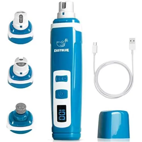 EASTBLUE Professional Dog Nail Grinder: 2-Speed Portable Electric Pet Nails Trimmers with Upgraded Quiet Motor for Small | Medium | Large Dog & Cat EASTBLUE Professional Dog Nail Grinder: 2-Speed Portable Electric Pet Nails Trimmers with Upgraded Quiet Motor for Small | Medium | Large Dog & Cat