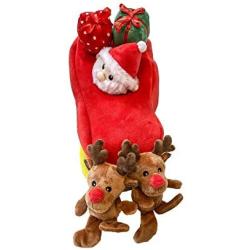 Midlee Santa Sleigh Find a Toy Christmas Dog Toy